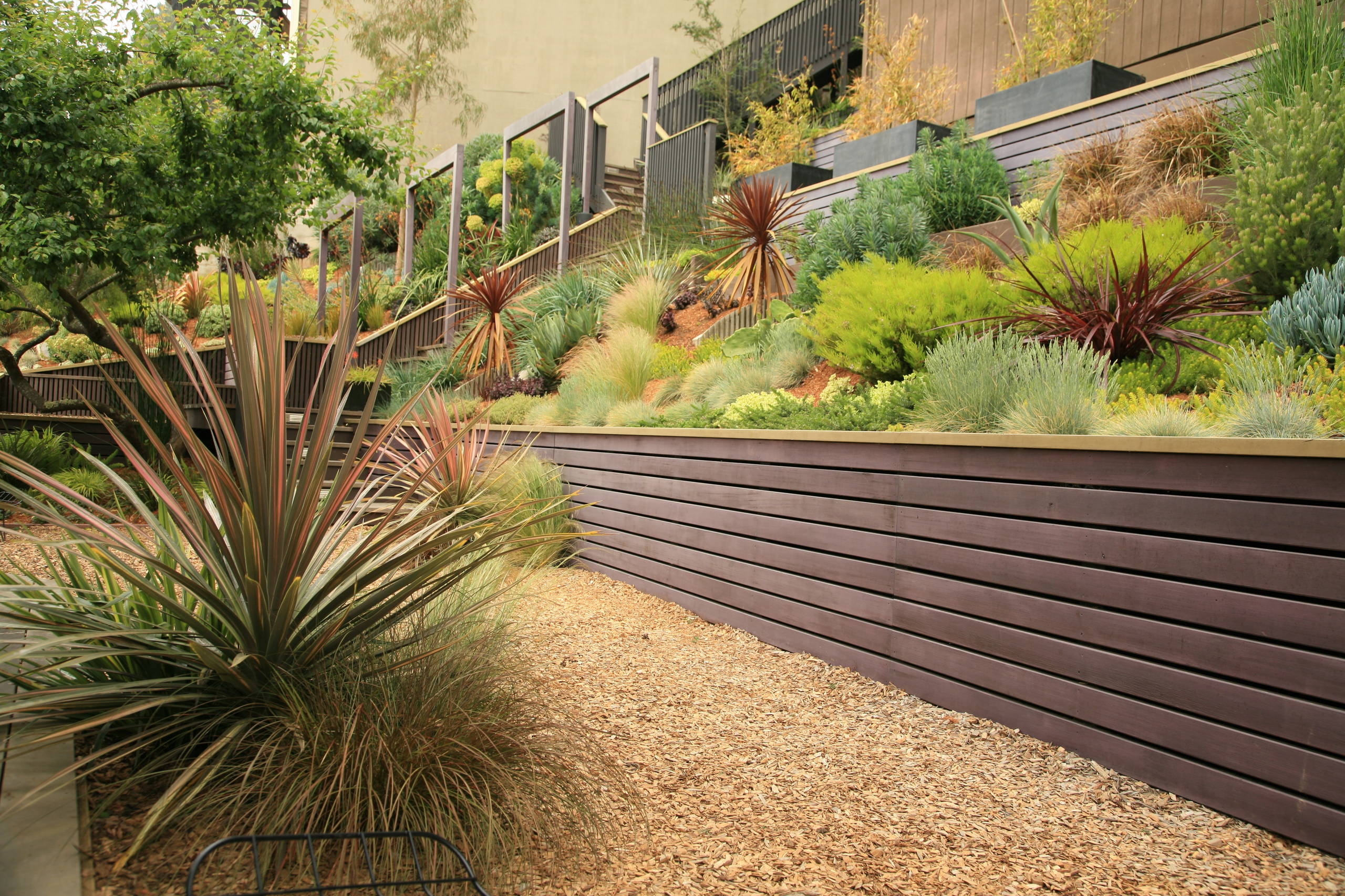landscaping ideas for retaining walls
