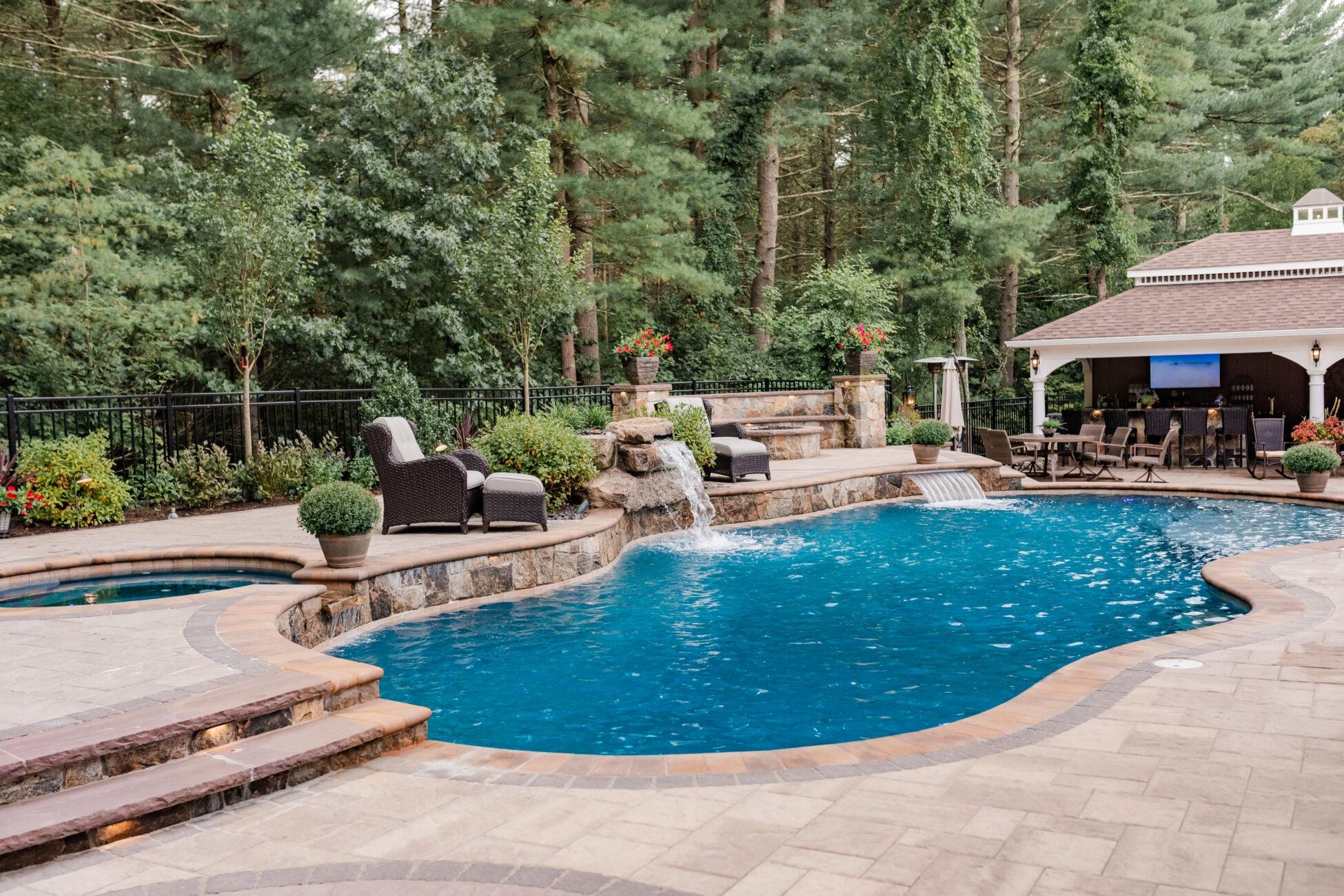 11 Backyard Pool Landscape Ideas The Patio Company