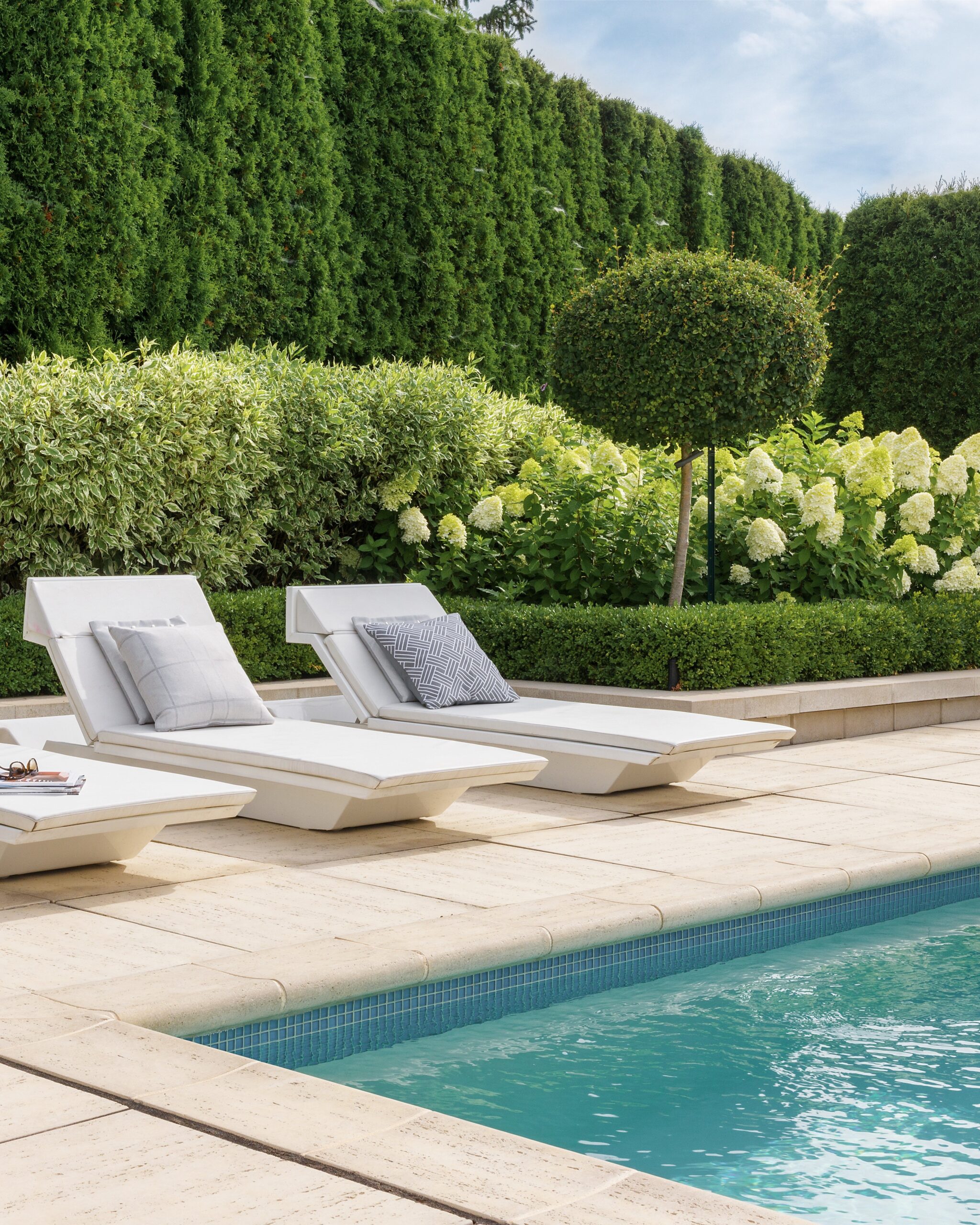 rectangle pool landscaping ideas
