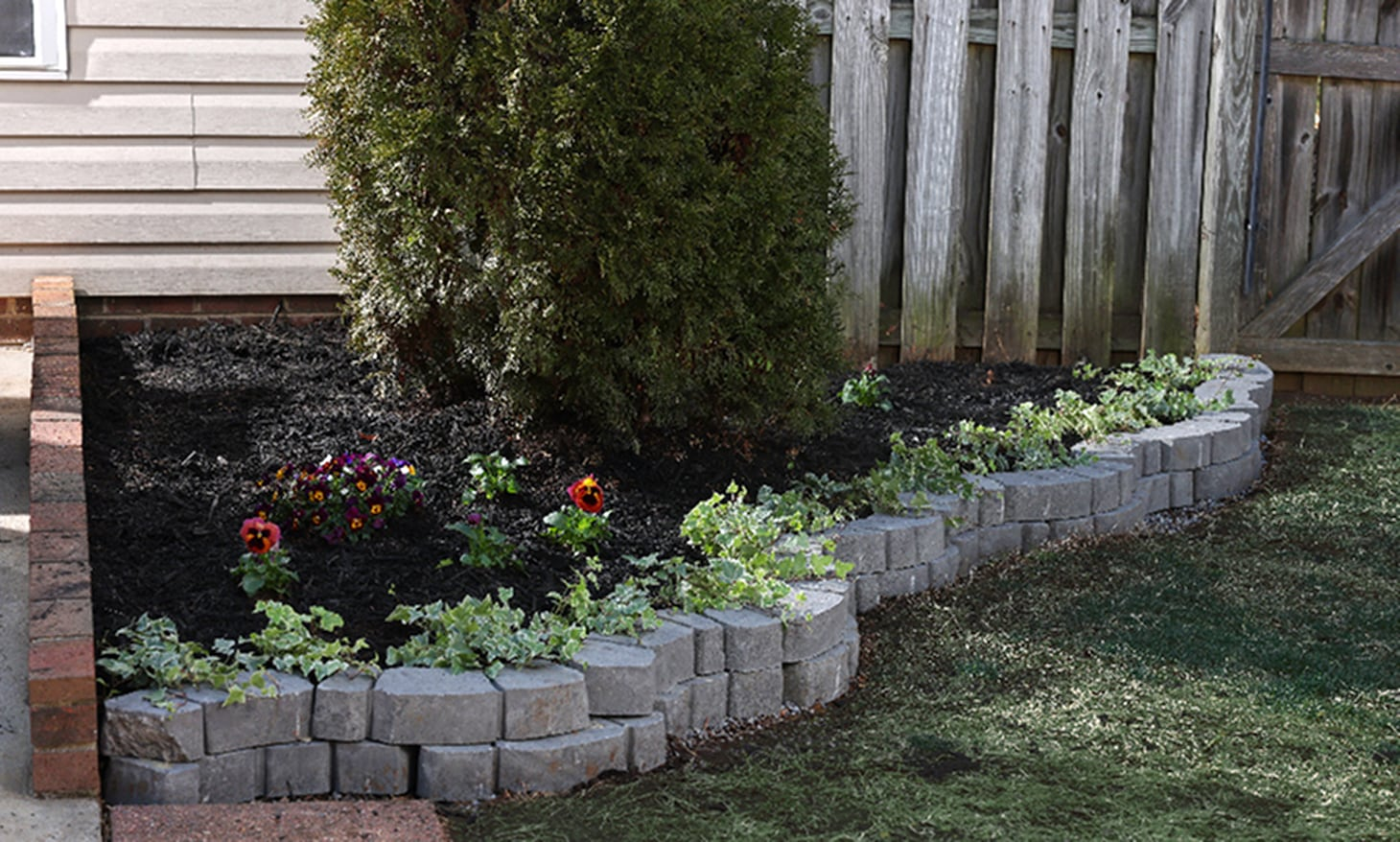 12 in L X 4 in W X 4 in H Tan Brown Concrete Straight Edging Stone 609240TAB At Lowes