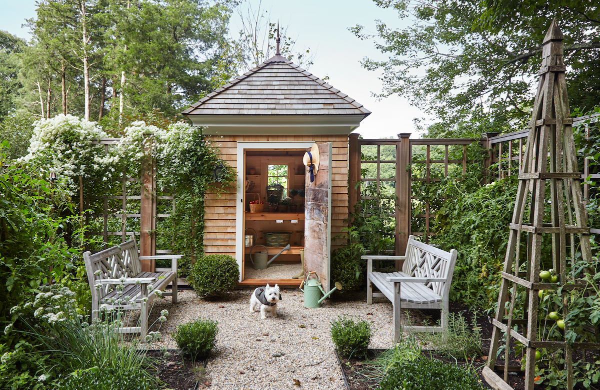 garden shed landscaping