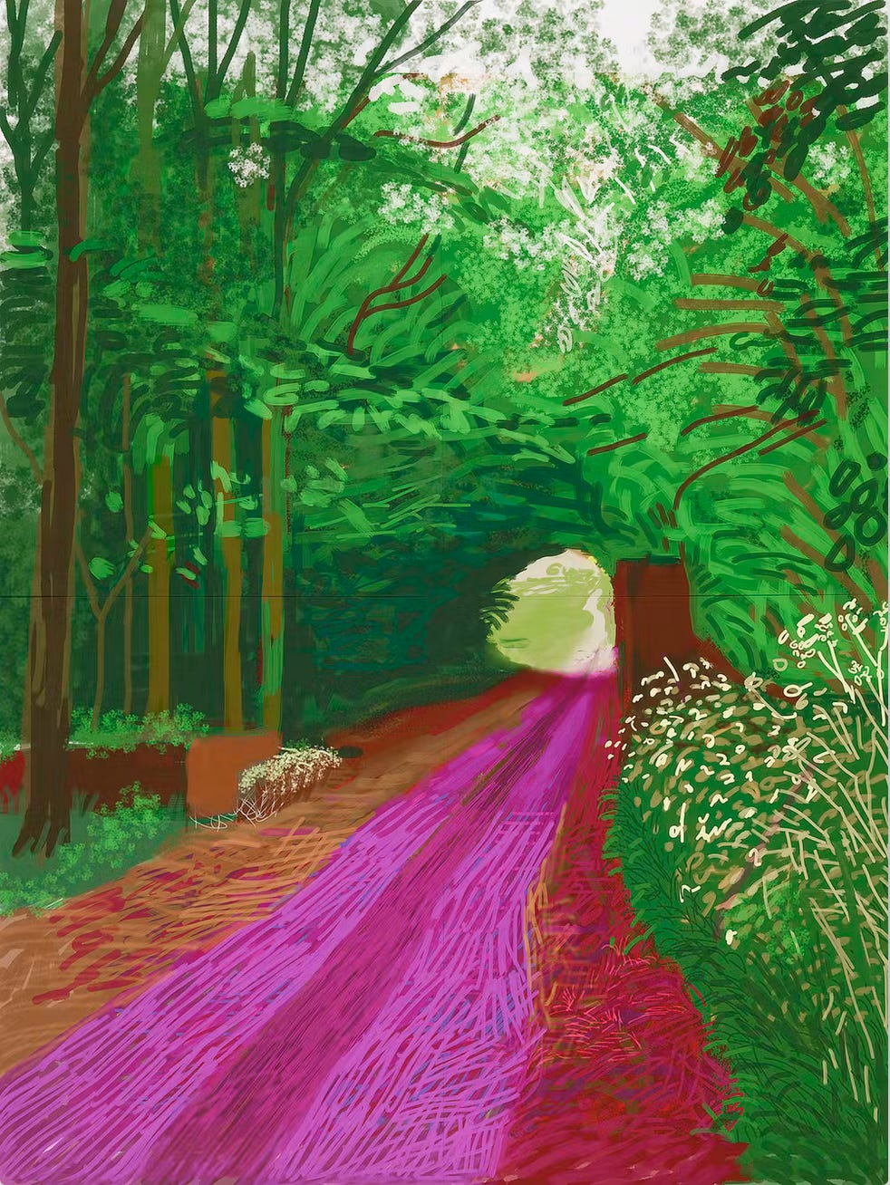 david hockney landscape