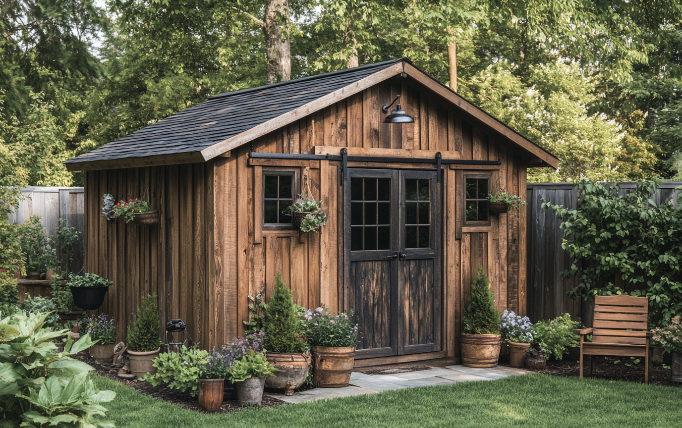 24 Inspiring Garden Shed Ideas For A Beautiful Backyard Escape Paradise Landscape