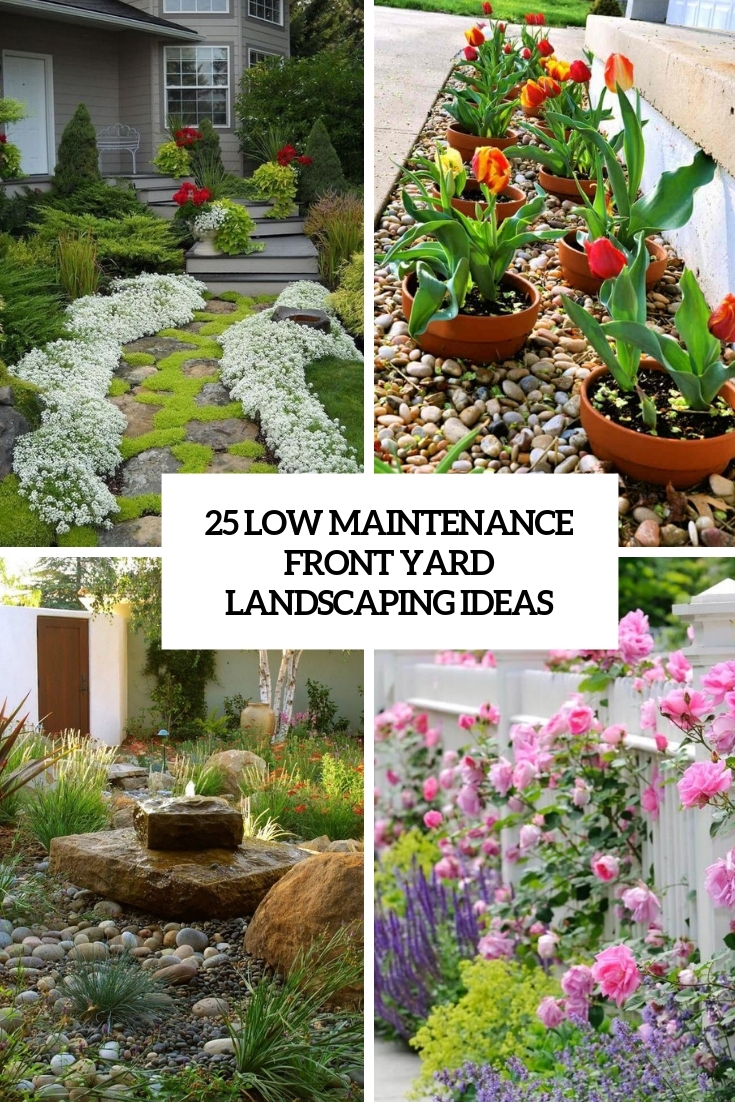 25 Low Maintenance Front Yard Landscaping Ideas Shelterness