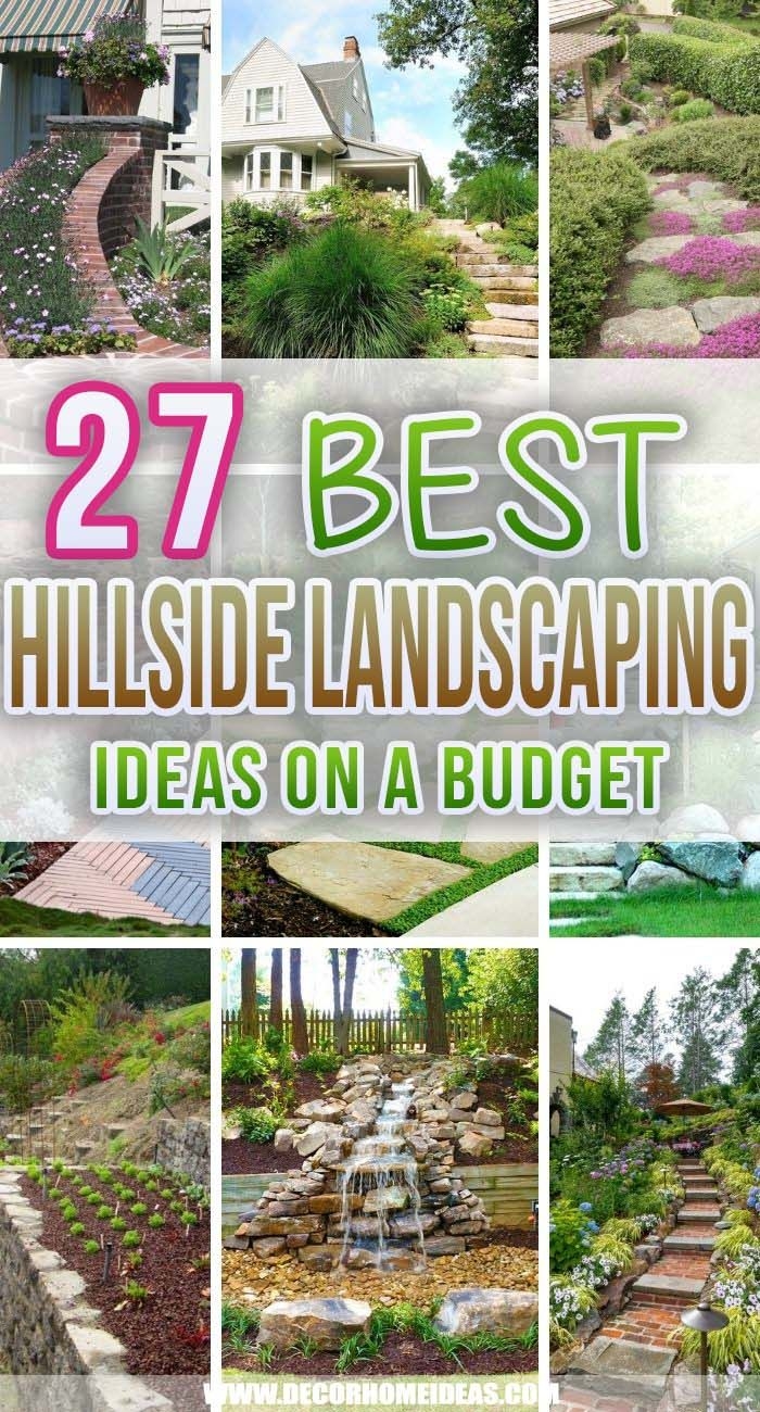 hillside landscaping ideas on a budget
