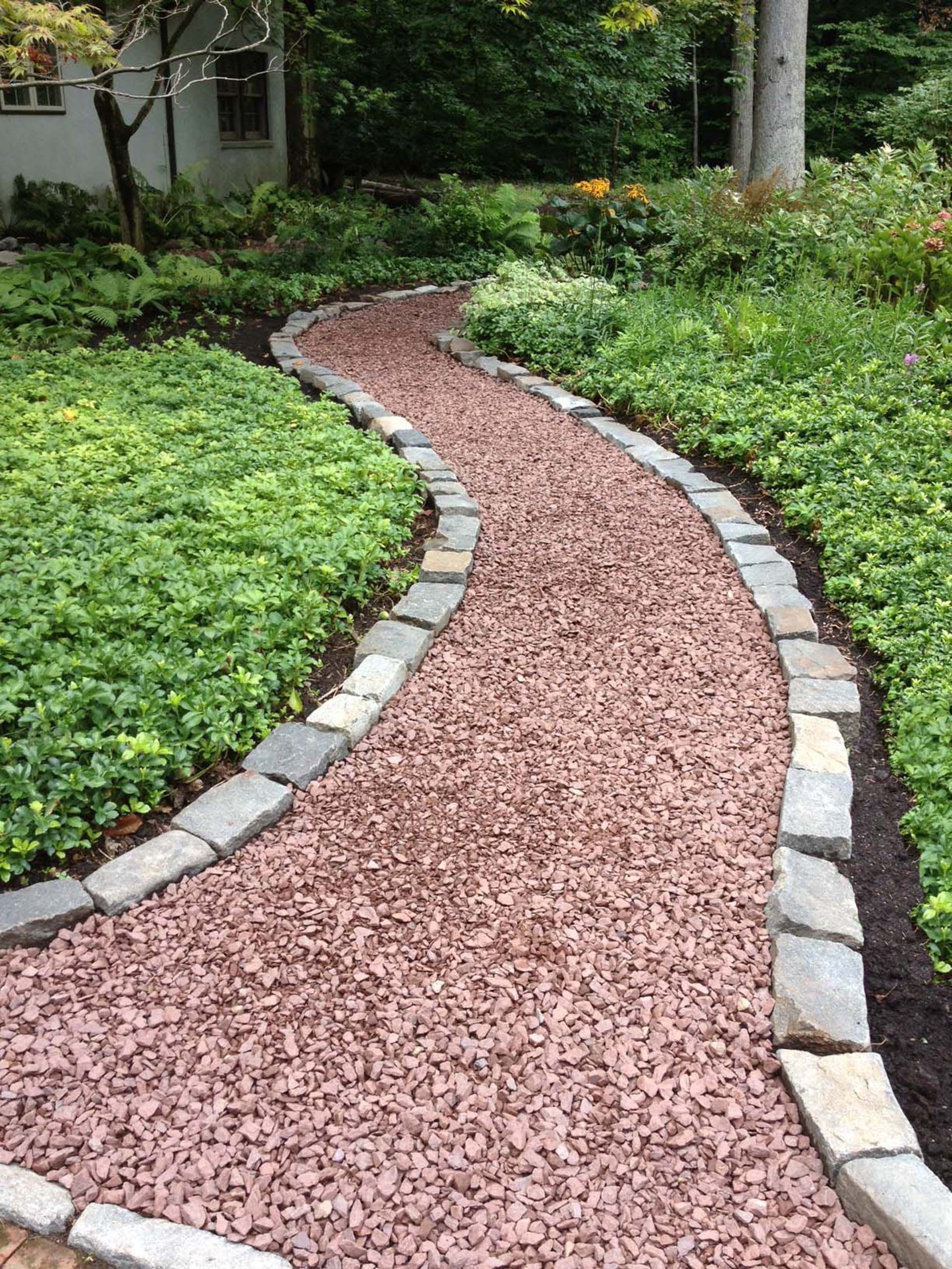 3 4 Red Shale Landscape Stone Delaware Hardscape Supply LLC