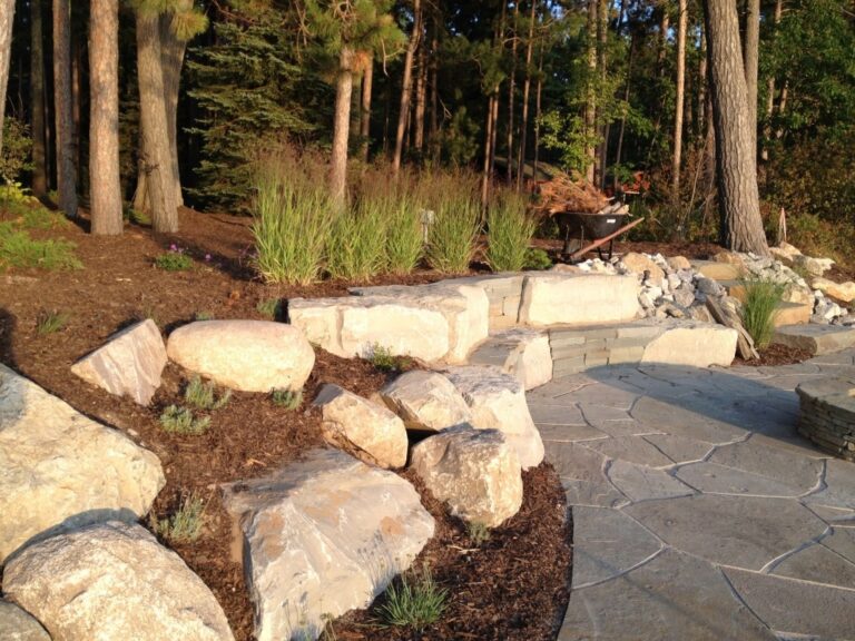 3 Things To Know About Using Large Rocks In Landscaping Peninsula Pavers