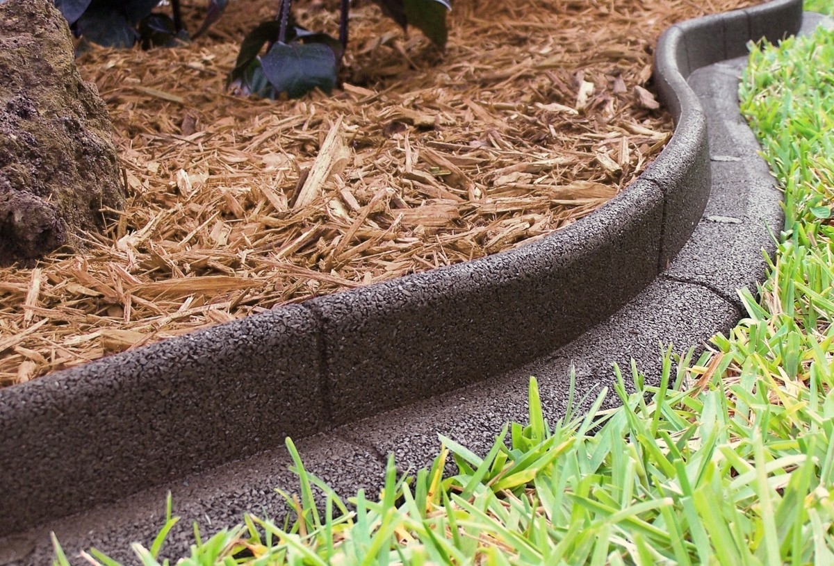 3 X 48 Brown Rubber No Dig Landscape Garden Border Edging Pack 6 NEW EBay