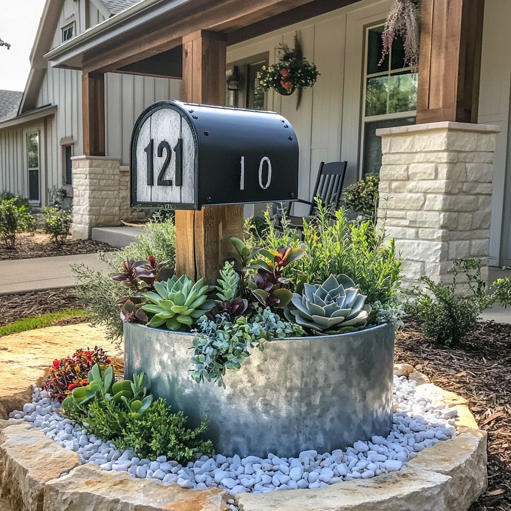 mailbox landscaping ideas