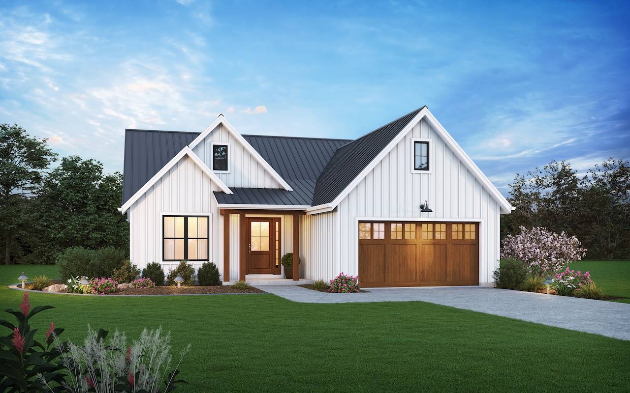 4 Bedroom Farmhouse Style House Plan 6369 Tampa 6369