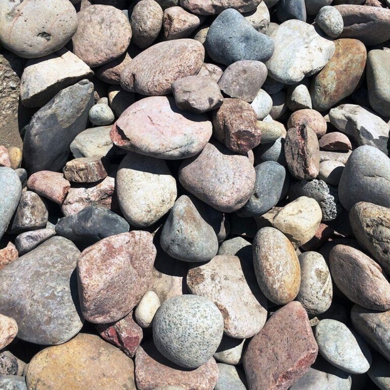 40 lb Colorado River Rock Multi colored Landscape Accent Helps With Drainage And Erosion Control Landscaping Rock Bulk Pound s 600131 At Lowes