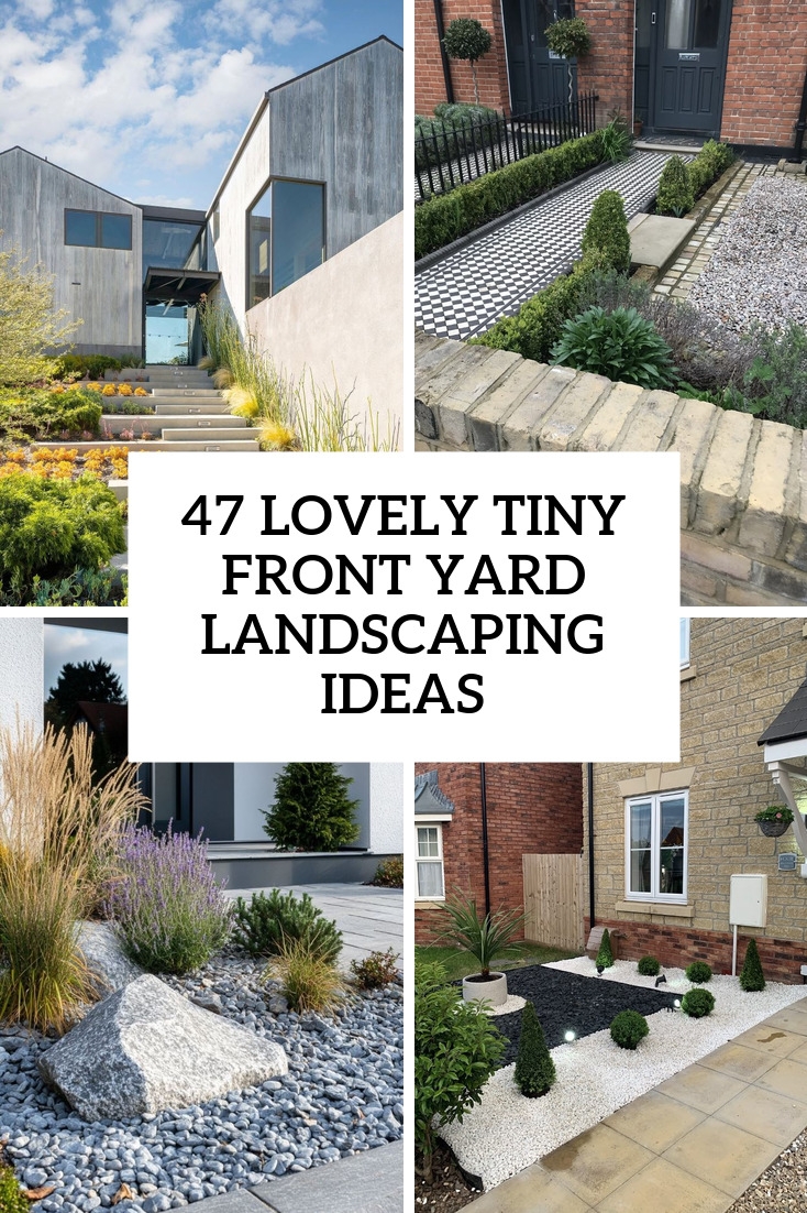 47 Lovely Tiny Front Yard Landscaping Ideas DigsDigs