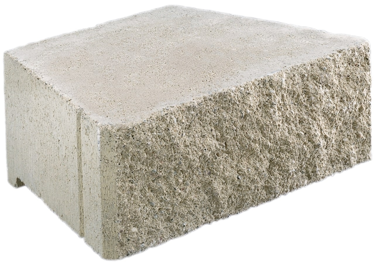 6 in H X 15 6 in L X 12 in D Gray Concrete Retaining Wall Block 110813999 At Lowes