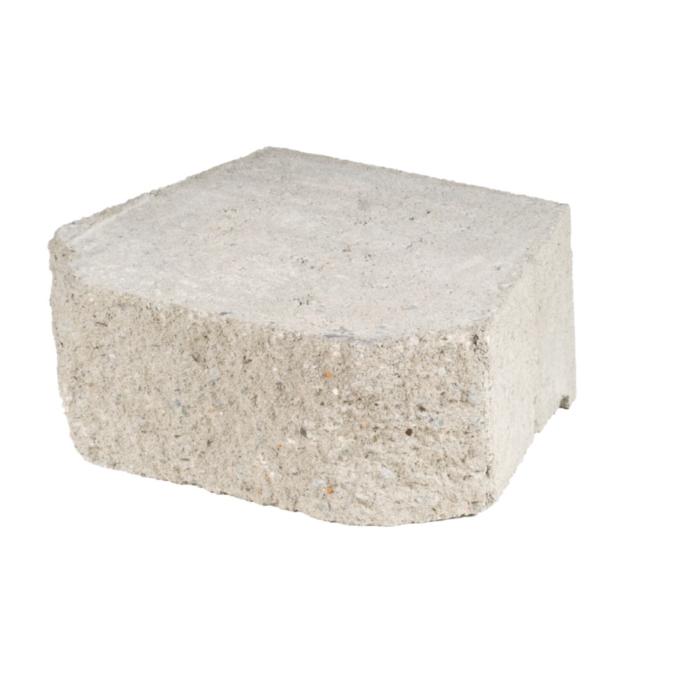 6 in H X 15 8 in L X 12 in D Gray Concrete Retaining Wall Block 110833999 At Lowes