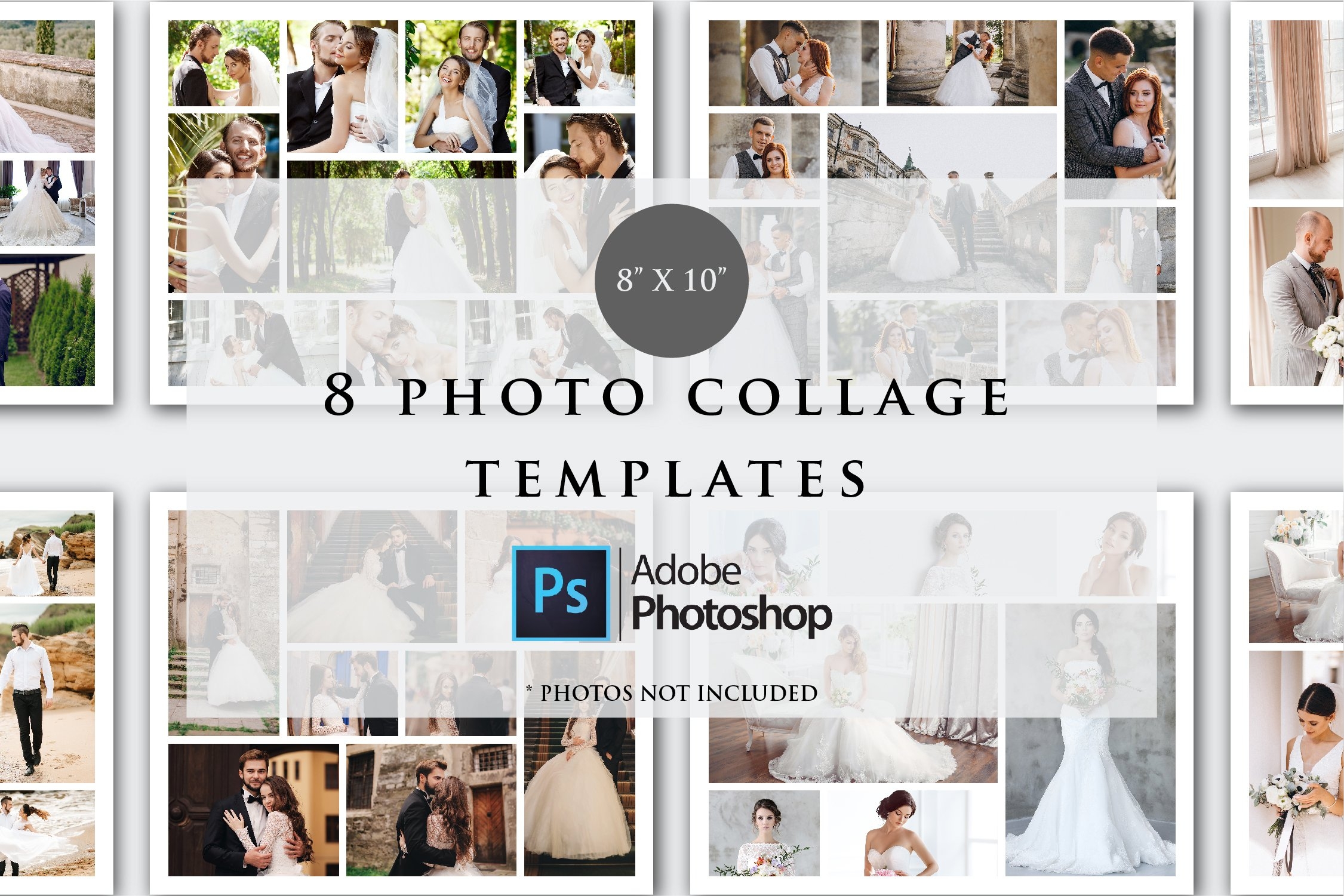 8x10 Landscape Photo Collage Templates
