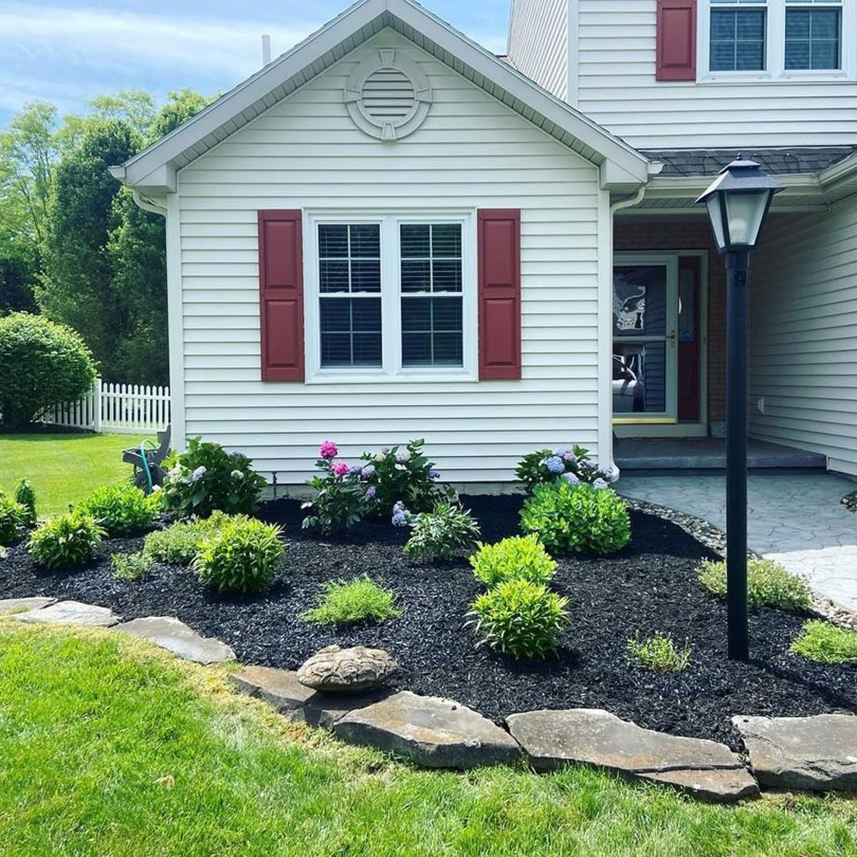 9 Black Mulch Landscaping Ideas Family Handyman