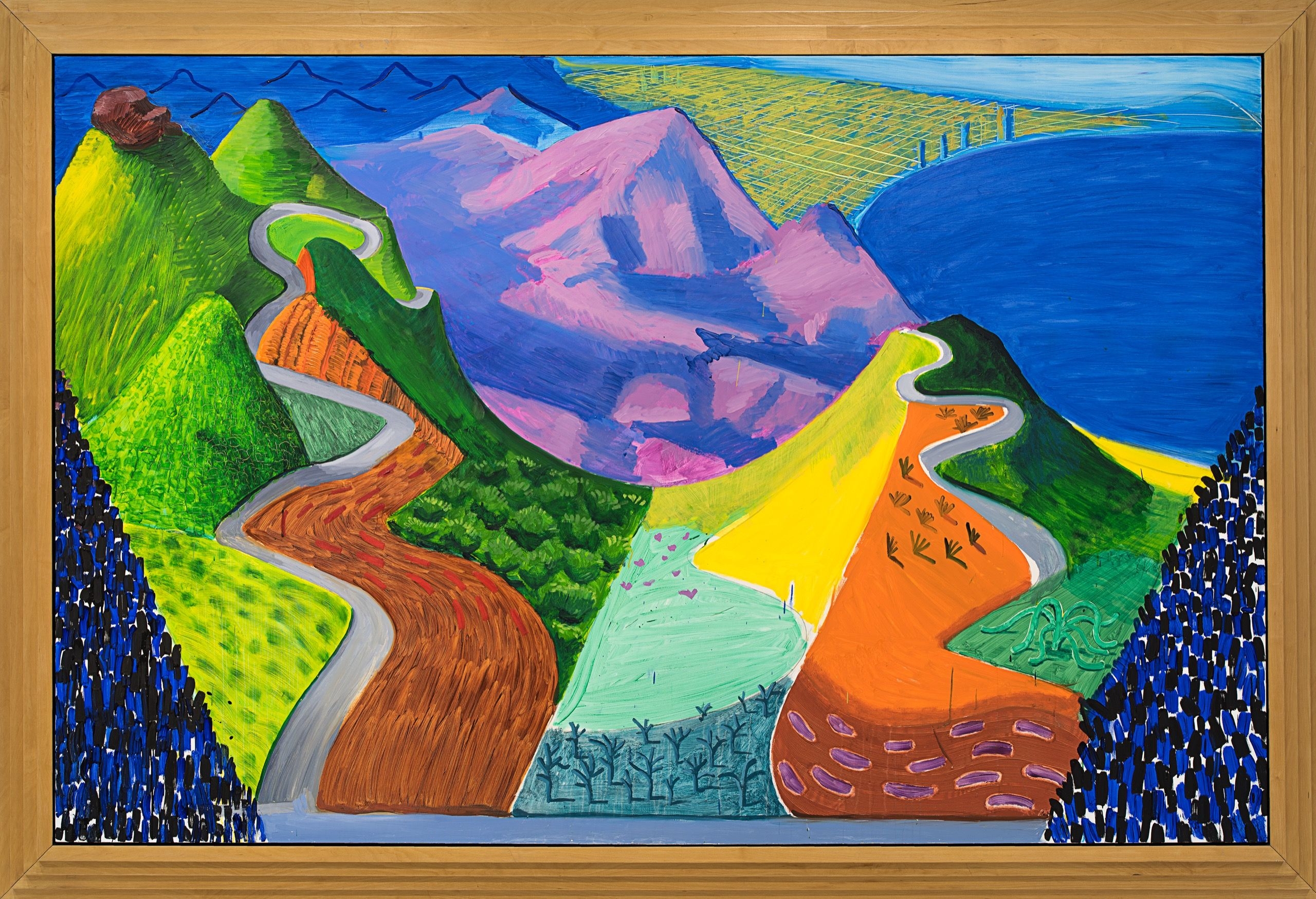 david hockney landscape paintings