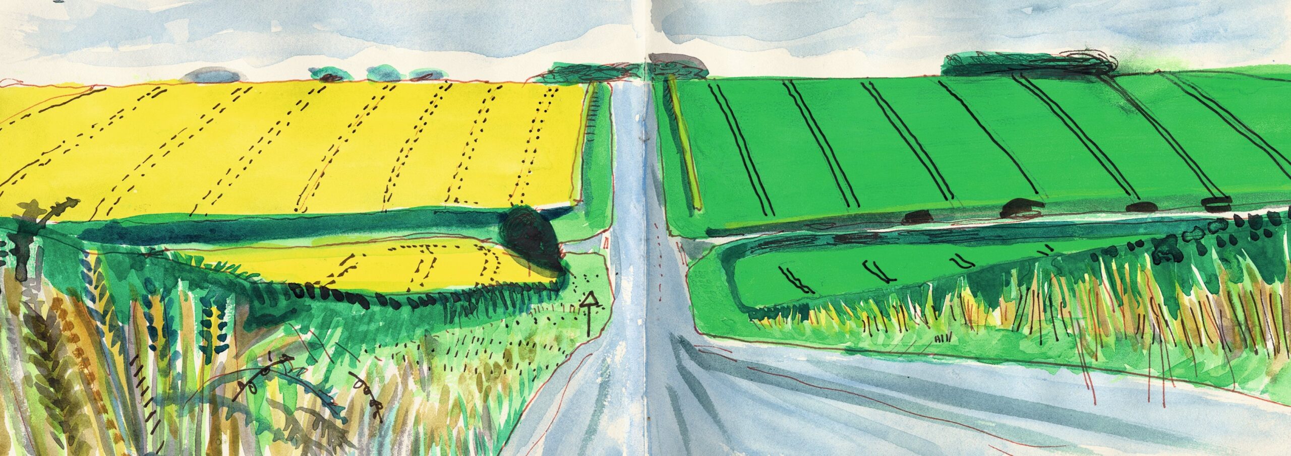 david hockney yorkshire landscapes