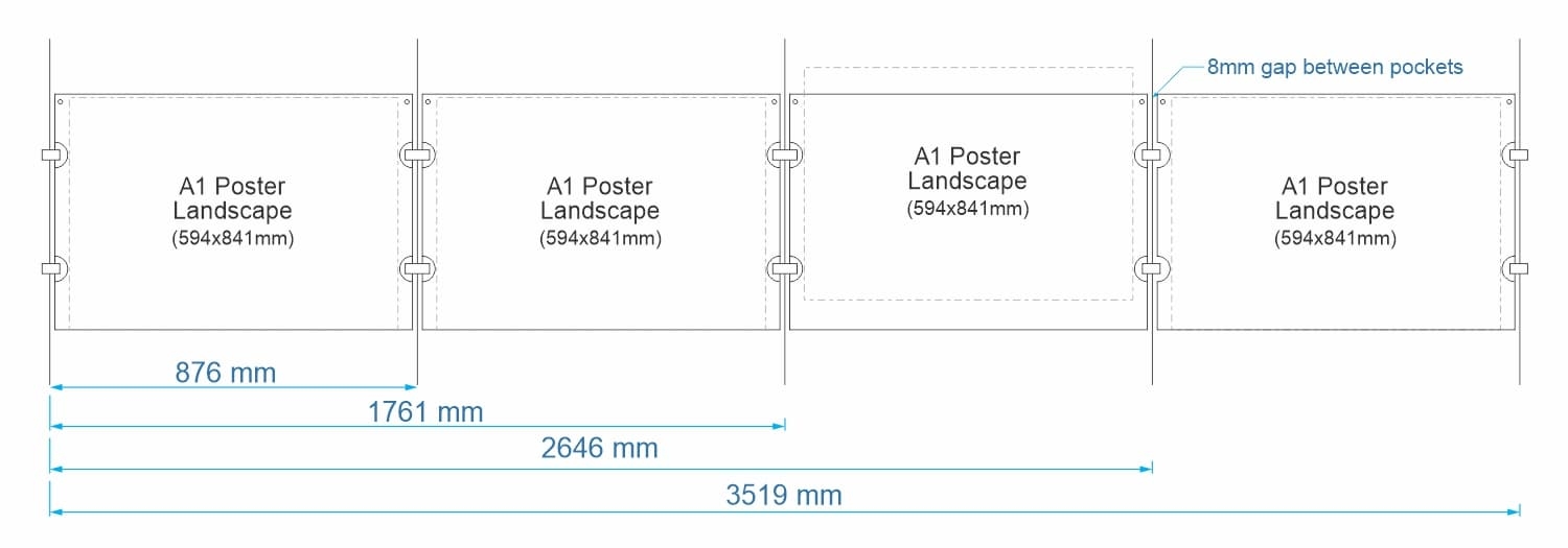 a1 landscape size