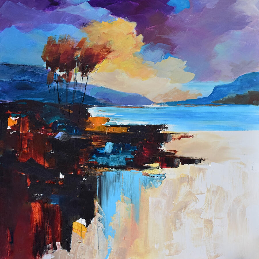 abstract landscape paintings