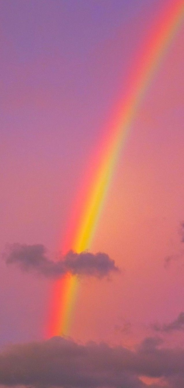 rainbow aesthetic landscape