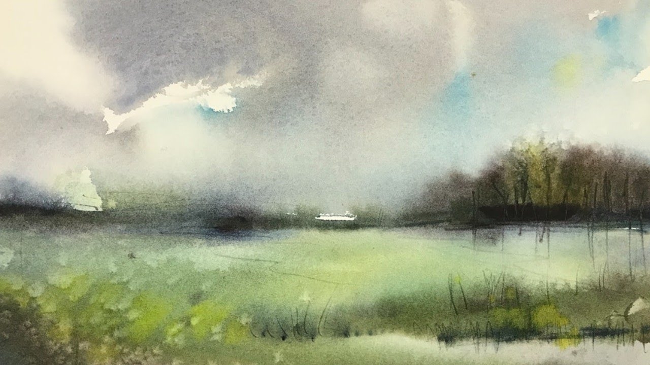 Abstract Loose Landscape Watercolour Painting To Get You Started YouTube