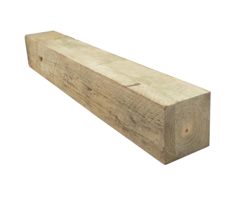 AC2 5 X 5 X 8 Ground Contact Pressure Treated Rough Sawn Timber At Menards
