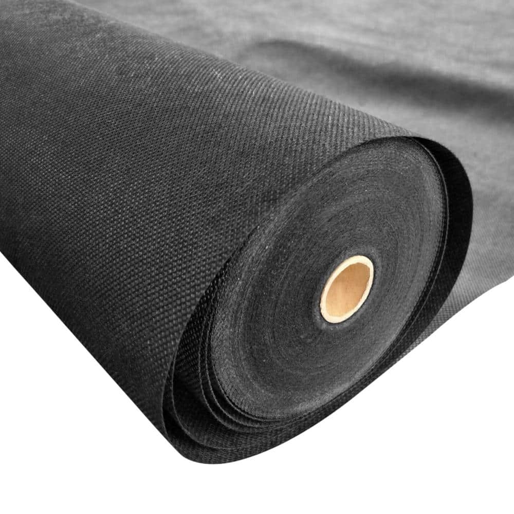 Agfabric 6 Ft X 100 Ft 3 0 Oz Non Woven Fabric For Landscaping French Drains Underlayment Weeds Barrier VP WF306100F The Home Depot