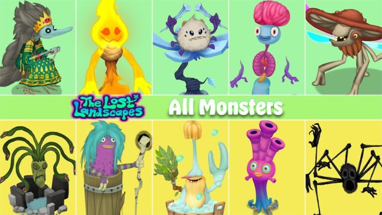 All Monsters On MSM The Lost Landscapes YouTube