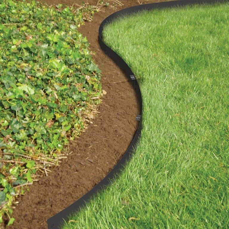 Amazon 36 Straight Edge Landscape Edging Black 12 cs Patio Lawn Garden