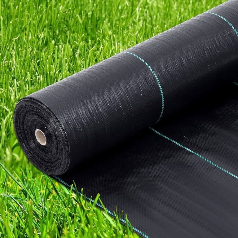 Amazon Broadfashion 3ft X 300ft Premium Weed Barrier Landscape Fabric 3 24 Oz Heavy Duty Weed Control Fabric High Permeability Good For Flower Bed Driveway Fabric And Ground Cover Patio Lawn