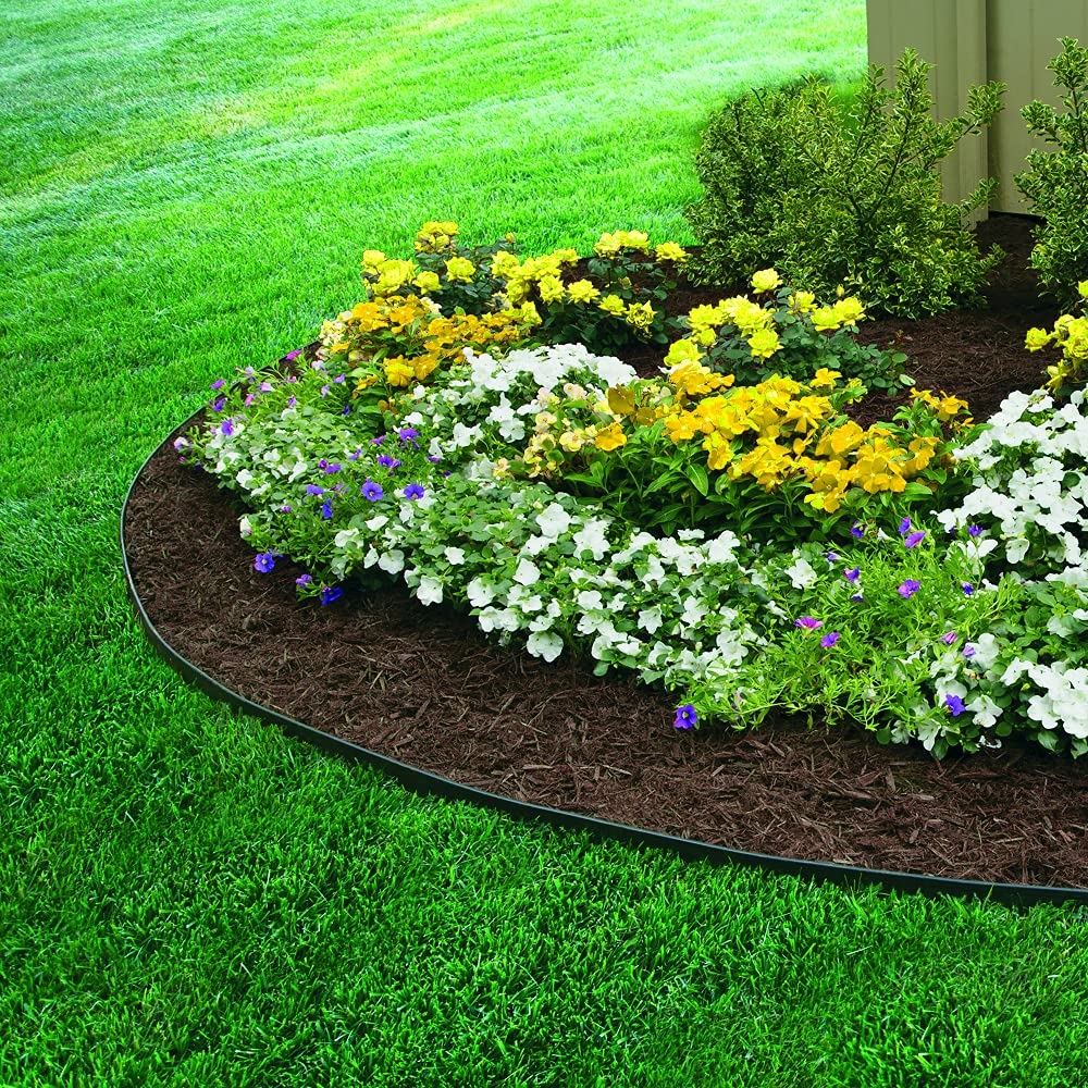 Amazon EasyFlex No Dig Landscape Edging Kit 100 Ft Black Patio Lawn Garden