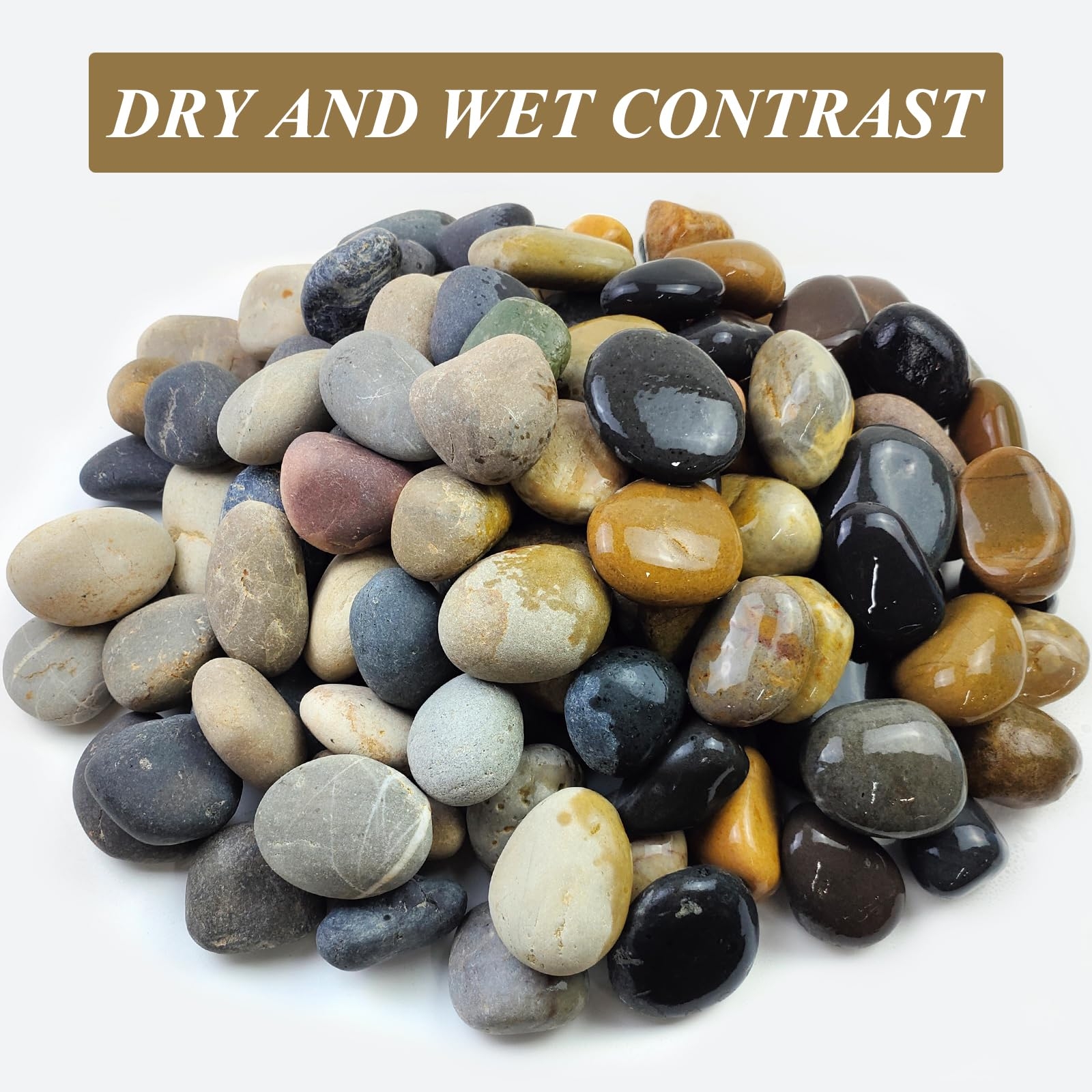 Amazon FANTIAN 20 Lbs Natural River Rocks Mexican Beach Pebbles 2 3 Inch Decorative River Rocks For Landscaping Garden Paving Plant Rocks Crafting Walkways And Outdoor Decorative Stone Patio Lawn Garden