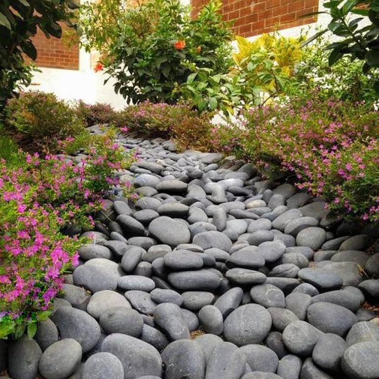 Amazon FANTIAN 40 Lbs Bulk Black River Rocks For Landscaping 3 4 Inch Mexican Beach Pebbles Decorative Black Stones For Planters Garden Fish Tank Walkways And Outdoor Decorative Stones Patio Lawn Garden