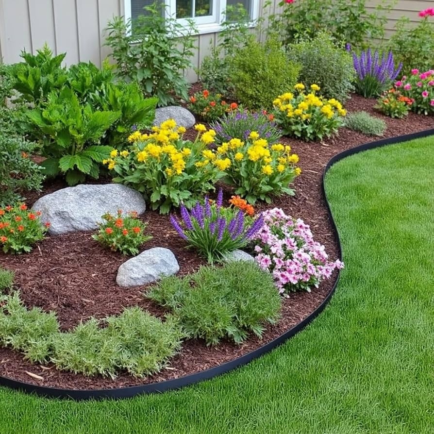 Amazon Grass Barrier Landscape Edging 10 Inch Depth 40 Feet Patio Lawn Garden