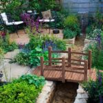 Amazon Gruytoie Garden Bridge Wooden Garden Bridges Arc Small Pond Bridge Footbridge With Safety Railings For Outdoor Indoor Yard Landscaping Backyard Courtyard Walkway Pond Decor Patio Lawn Garden