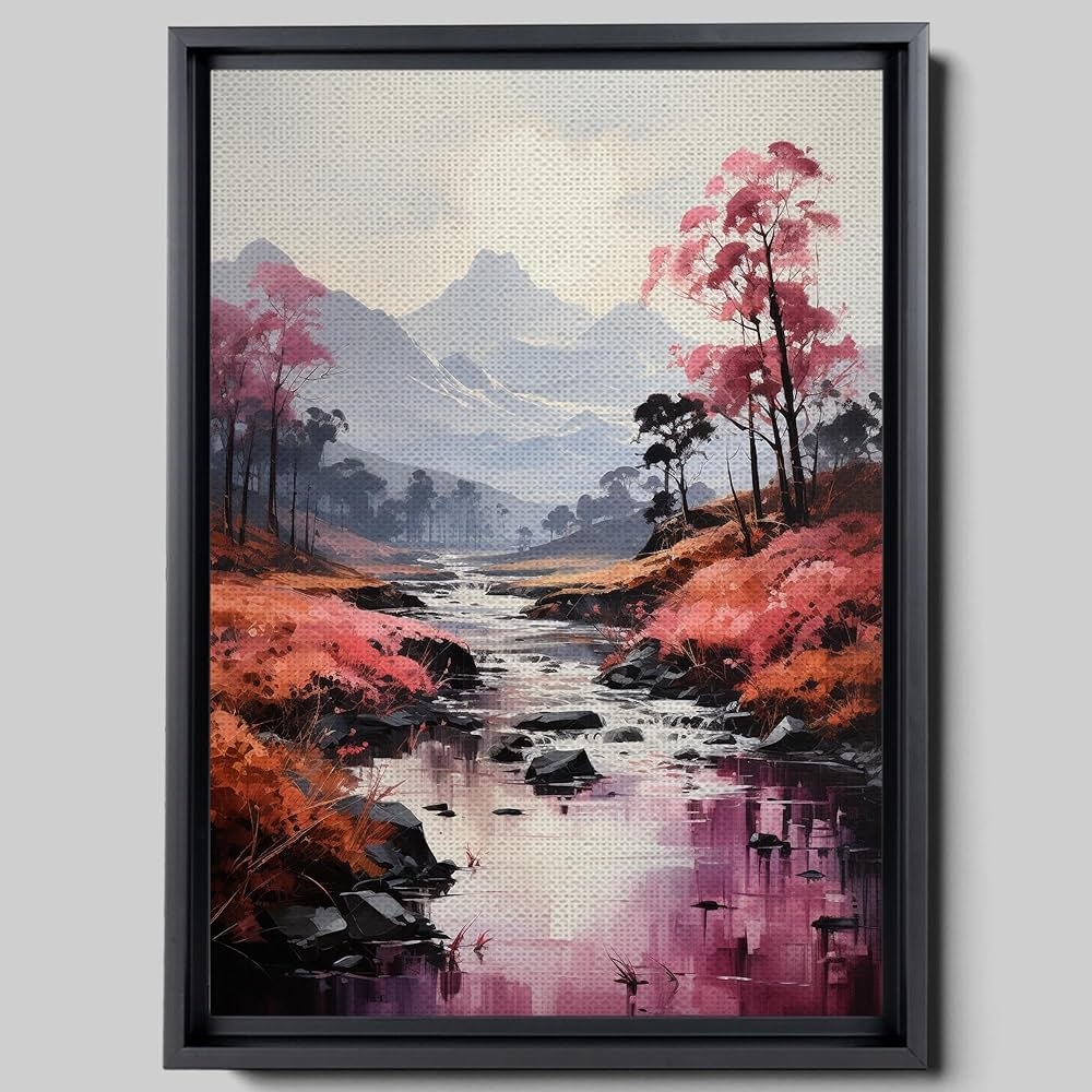 Amazon Large Landscape Wall Art Landscape Print Large Wall Art 40x40 Abstract Landscape Landscape Print Dan Hobday Art Farmhouse Decor Canvas Prints Wall Decor Home Kitchen