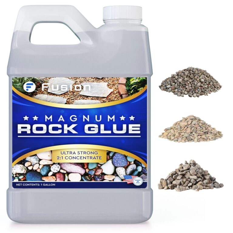 Amazon Magnum Rock Glue For Landscaping 128oz Adhesive For Pea Gravel Small Pebbles Gravel Gravel Binder Glue For Landscape Landscape Lock For Homeowners DIY Enthusiasts Patio Lawn