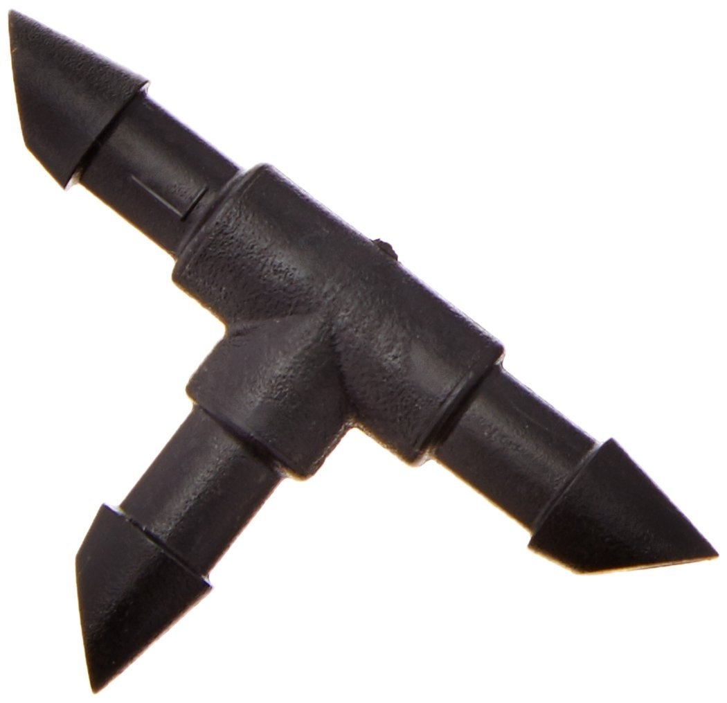 Amazon Mister Landscaper MLT TEE 1 4 Drip Irrigation Vinyl Barbed Tee 10 Quantity Lawn And Garden Watering Equipment Patio Lawn Garden