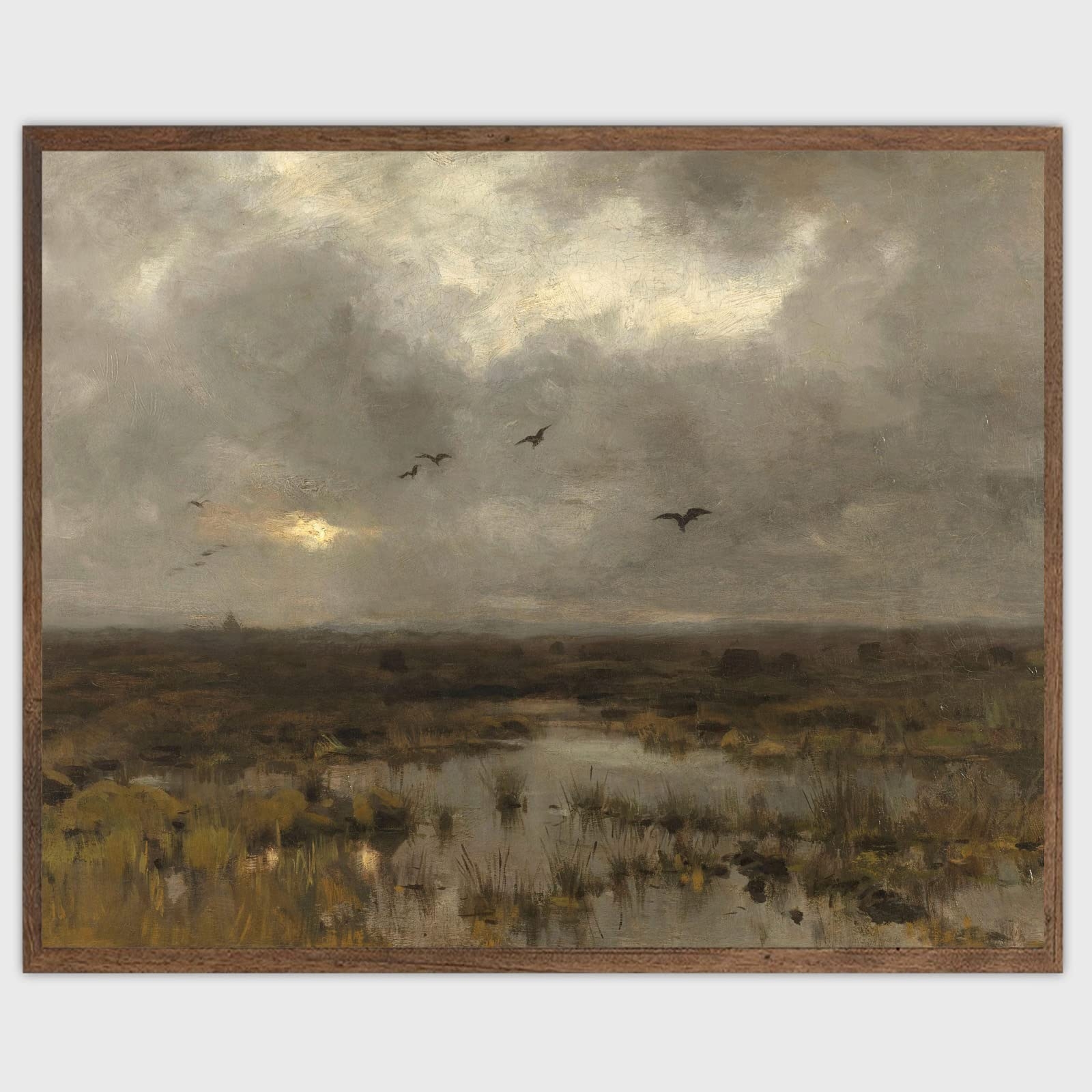 Amazon Nature Vintage Landscape Art Prints Moody Paintings For Office Home Decor Sea Beach Themes 16x20inch No Frame Posters Prints