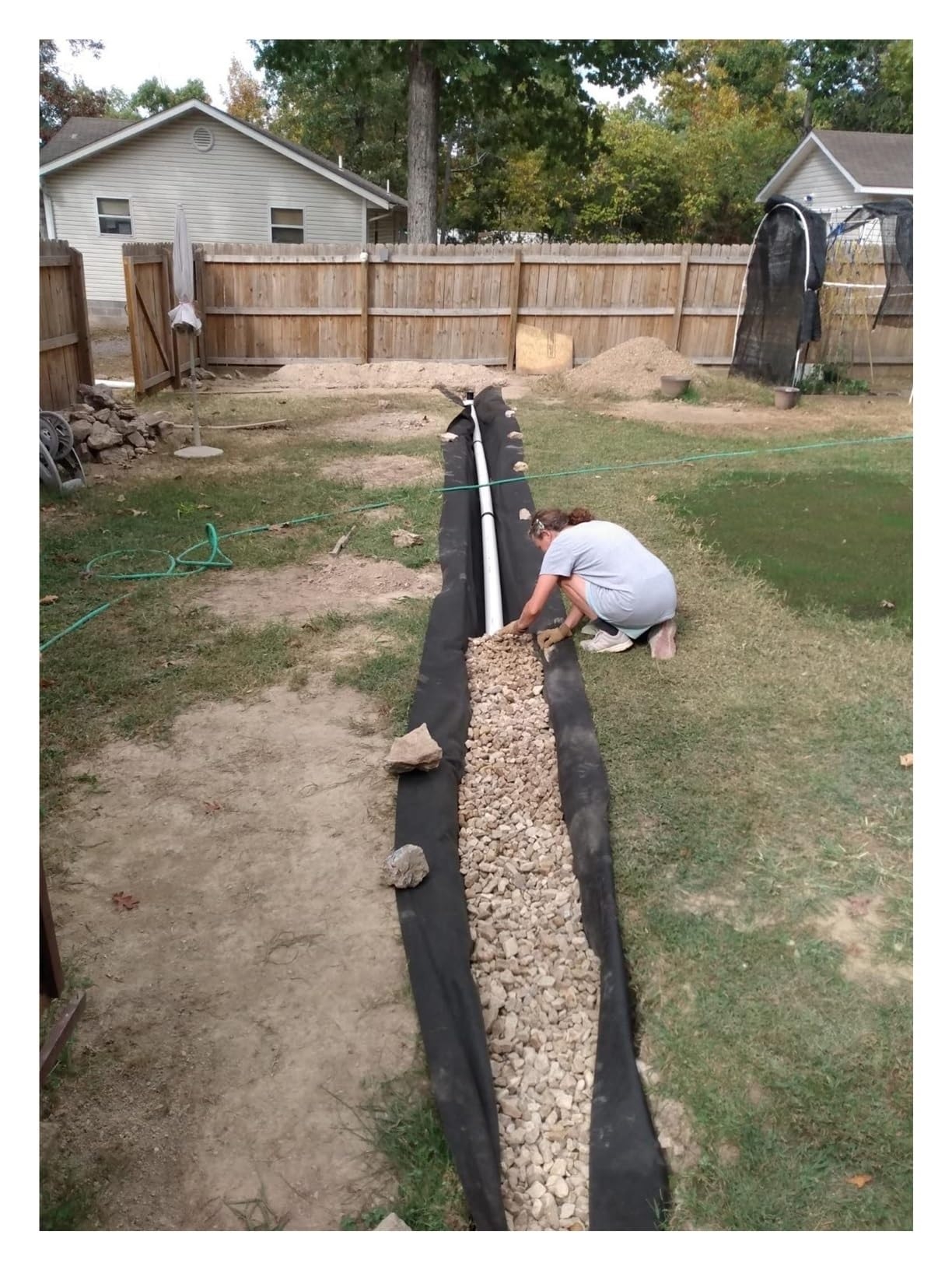 Amazon Non Woven Geotextile Fabric French Drain 7oz 3ft 5ft 6 5ft Wide Landscaping Filter Fabric PP Drainage Weed Barrier Fabric For Underlayment Erosion Control 30ft 300ft Long Color WxL Size 