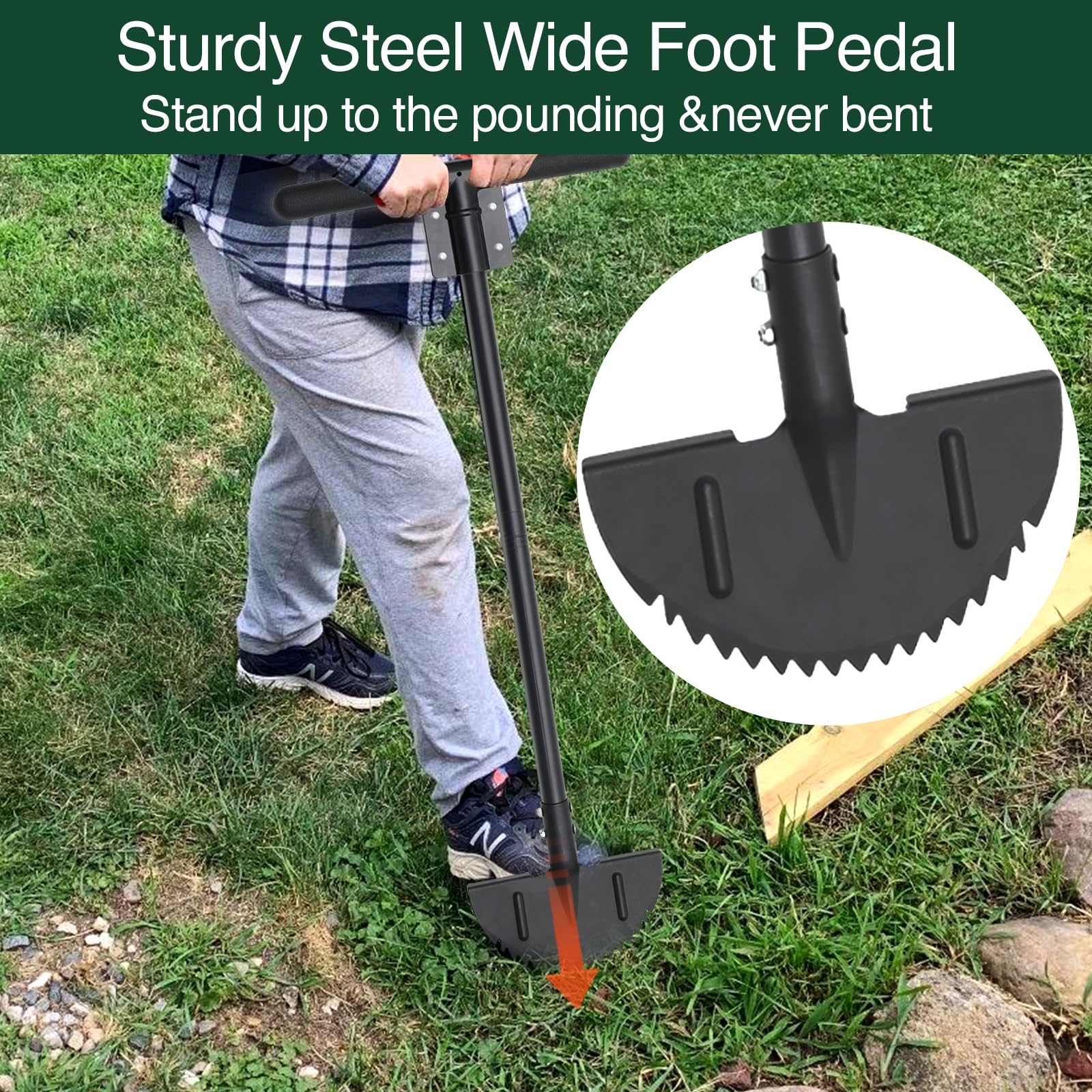 Amazon Oliynedy Lawn Edger Tool Manual Grass Edger Long Handle 36 Inch Steel Hand Saw Tooth Border Half Moon Edger Shovel For Yard Garden Landscaping Sidewalk Cable Burying Patio Lawn 