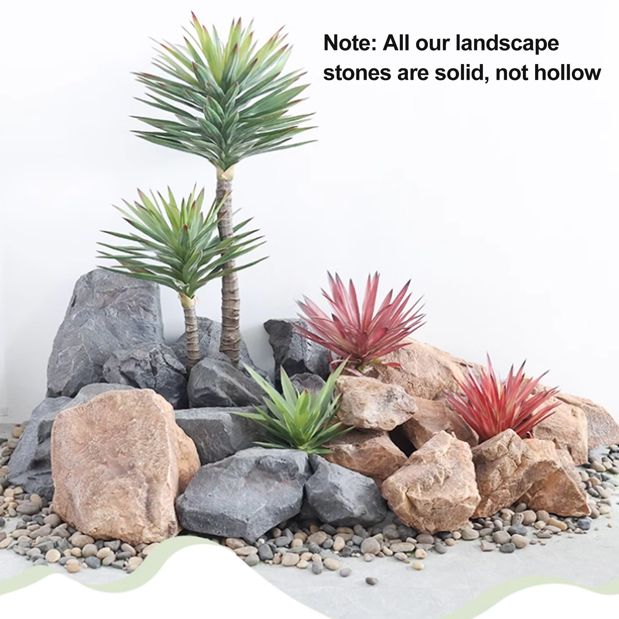 faux landscape stones