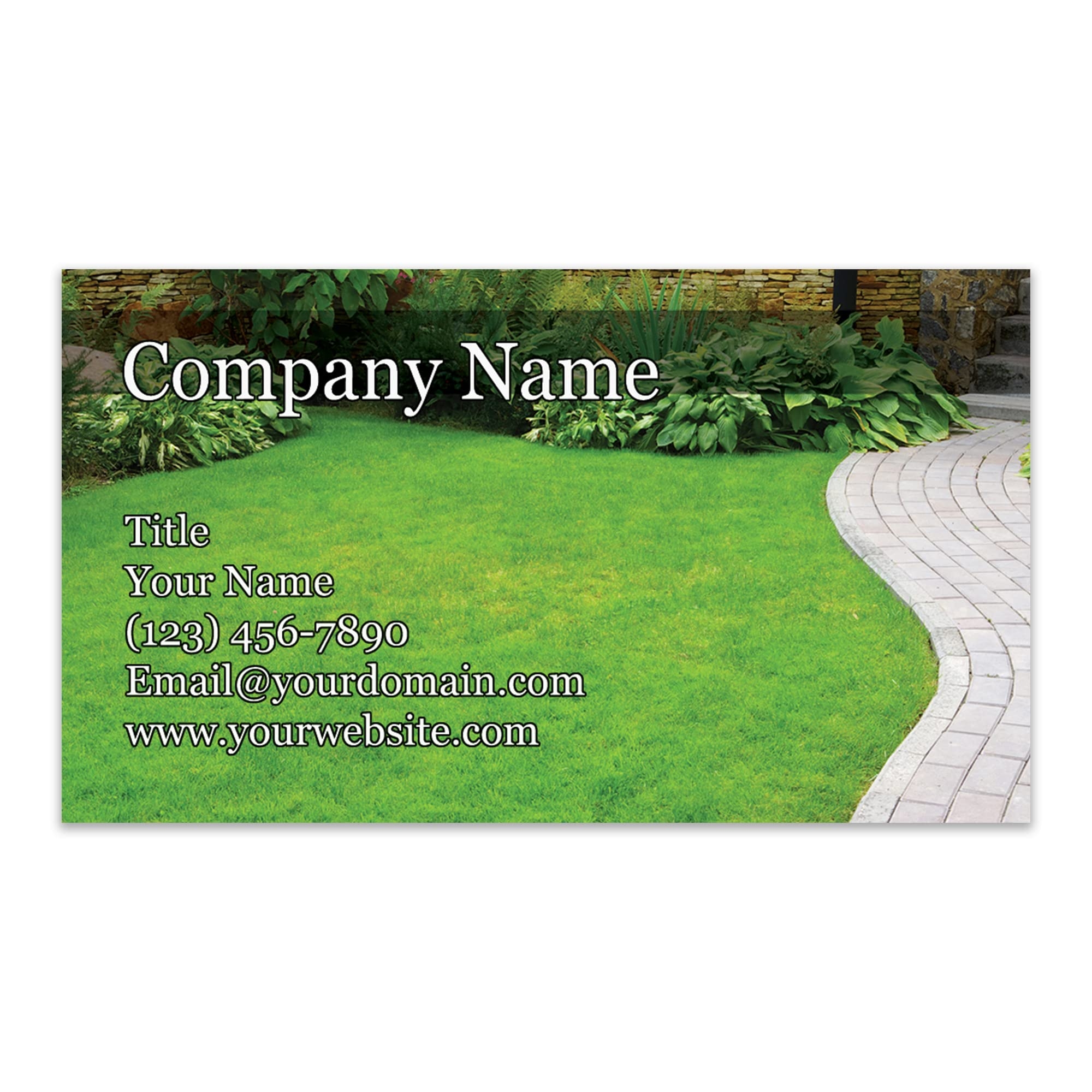 landscaping business cards