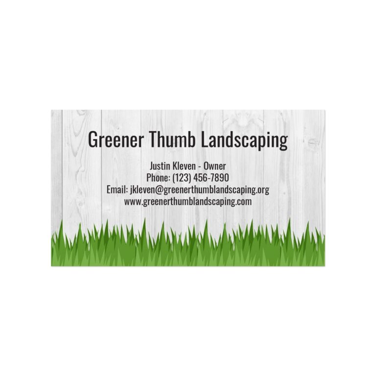 Amazon Personalized Lawn Service Business Cards 100 Custom Yard Care Business Cards 2 X 3 5 Flat Landscaping Company Card Pack Made In The USA Office Products