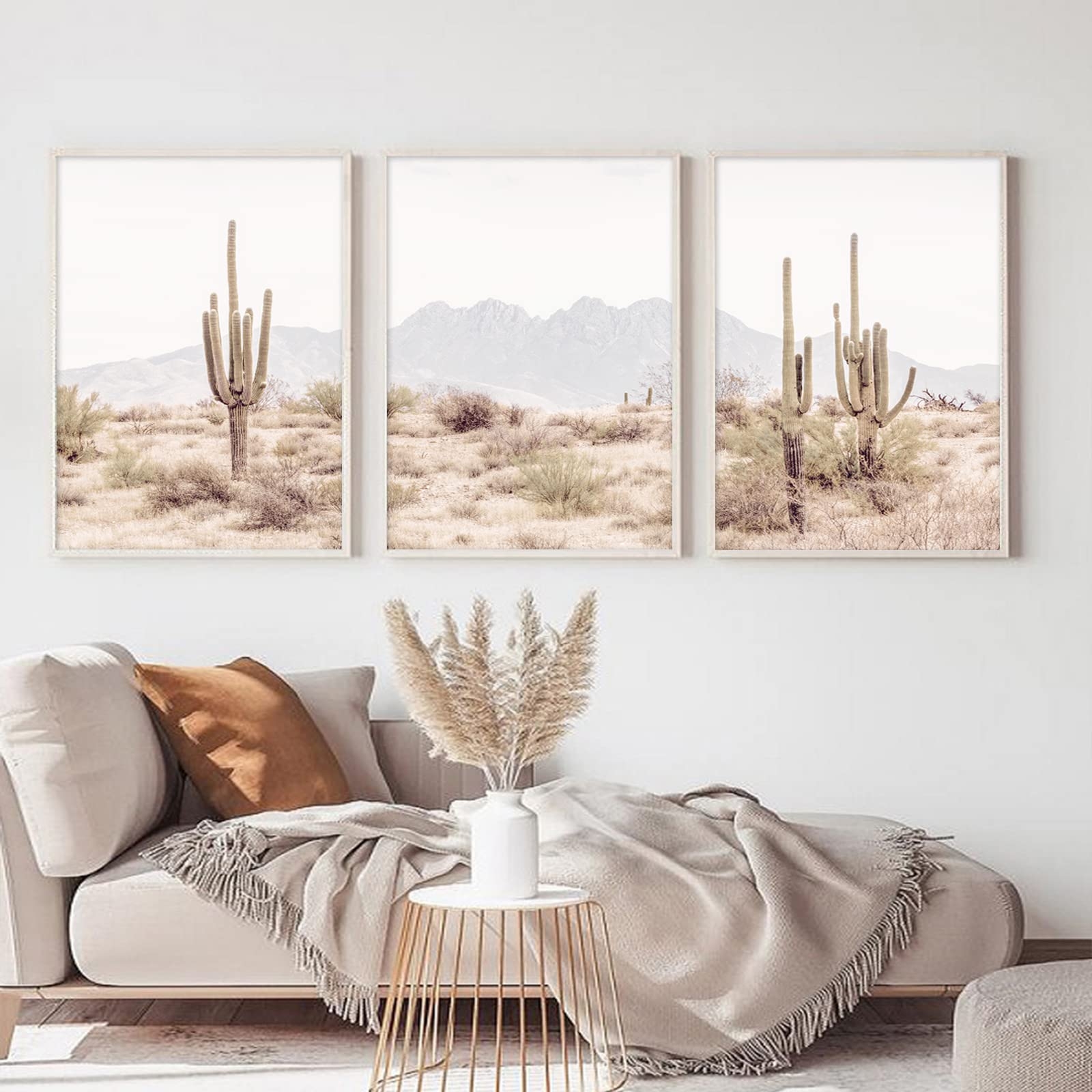 Amazon Sonoran Desert Landscape Wall Art Cactus Arizona Canvas Wall Decor Desert Poster Pictures Saguaro Cactus Art Prints Landscape Painting For Home Bedroom 16x24x3 Inch Unframed Posters Prints