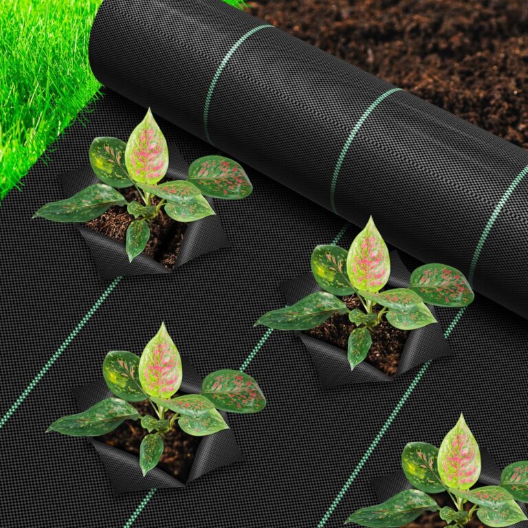 Amazon Sunifier Garden Weed Barrier Fabric Heavy Duty Landscape Fabric Ground Cover Weed Blocker Cloth Landscaping Fabric For Garden Vegetable Beds Path Way 1 4 FTx200FT Patio Lawn Garden