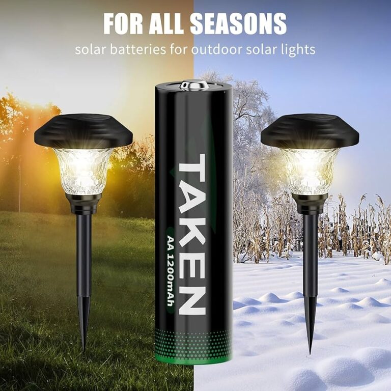 Amazon Taken 12 Pack AA Rechargeable NIMH Batteries For Solar Lights 1200mAh 1 2V Lithium Battery For Garden Lawn Landscaping Solar Lamps Remotes Health Household