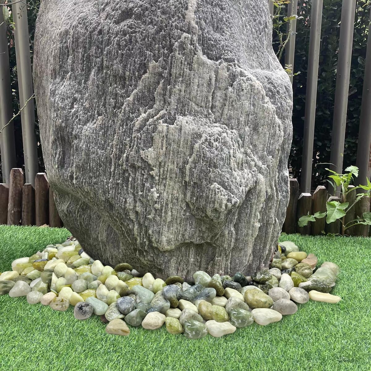 Amazon YISZM 40lbs Jade River Rocks For Landscaping 1 2 Inch Natural Pebbles For Indoor Plants High Polished Decorative Stones Garden Outdoor And Indoor DIY Vase Filler Fish Tank Aquariums Patio Lawn