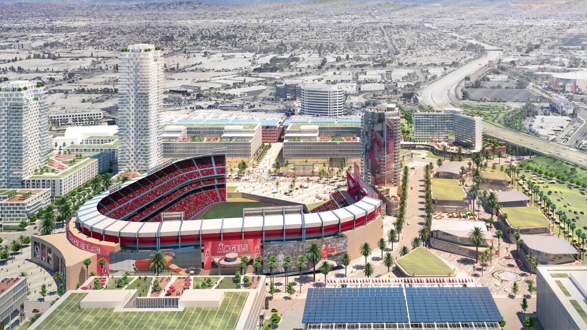 Angels Development Plan Includes Shops Homes Restaurants Los Angeles Times